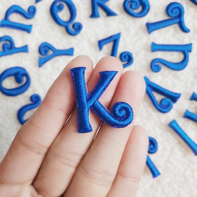 Alphabet Letters Embroidered  Alphabet Letter Patch Small - Embroidered  Iron Patch - Aliexpress